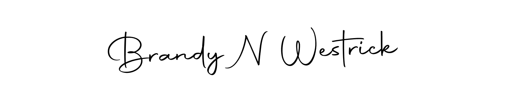 Autography-DOLnW is a professional signature style that is perfect for those who want to add a touch of class to their signature. It is also a great choice for those who want to make their signature more unique. Get Brandy N Westrick name to fancy signature for free. Brandy N Westrick signature style 10 images and pictures png