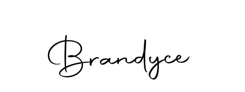 Create a beautiful signature design for name Brandyce. With this signature (Autography-DOLnW) fonts, you can make a handwritten signature for free. Brandyce signature style 10 images and pictures png