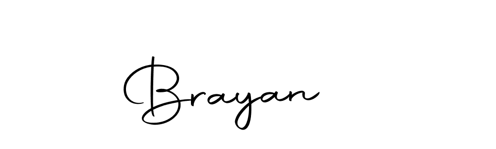 How to make Brayan ♡ name signature. Use Autography-DOLnW style for creating short signs online. This is the latest handwritten sign. Brayan ♡ signature style 10 images and pictures png