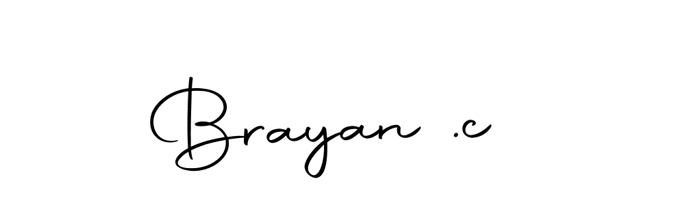 How to make Brayan .c  signature? Autography-DOLnW is a professional autograph style. Create handwritten signature for Brayan .c  name. Brayan .c  signature style 10 images and pictures png