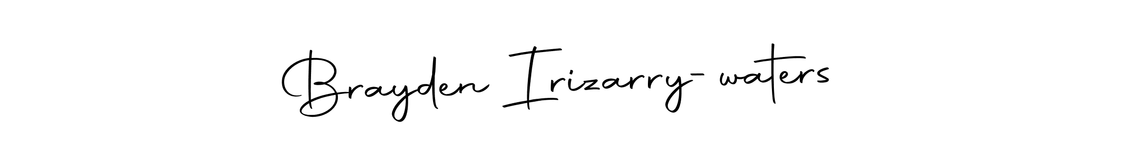 You should practise on your own different ways (Autography-DOLnW) to write your name (Brayden Irizarry-waters) in signature. don't let someone else do it for you. Brayden Irizarry-waters signature style 10 images and pictures png