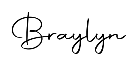 Use a signature maker to create a handwritten signature online. With this signature software, you can design (Autography-DOLnW) your own signature for name Braylyn. Braylyn signature style 10 images and pictures png