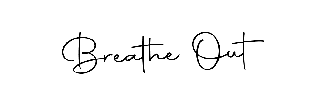 The best way (Autography-DOLnW) to make a short signature is to pick only two or three words in your name. The name Breathe Out include a total of six letters. For converting this name. Breathe Out signature style 10 images and pictures png