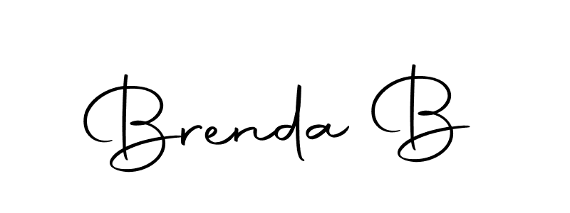 Make a beautiful signature design for name Brenda B. With this signature (Autography-DOLnW) style, you can create a handwritten signature for free. Brenda B signature style 10 images and pictures png