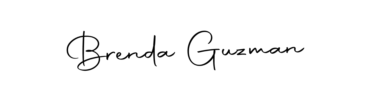 Make a beautiful signature design for name Brenda Guzman. With this signature (Autography-DOLnW) style, you can create a handwritten signature for free. Brenda Guzman signature style 10 images and pictures png