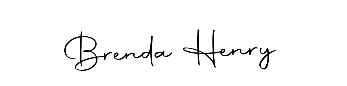 Create a beautiful signature design for name Brenda Henry. With this signature (Autography-DOLnW) fonts, you can make a handwritten signature for free. Brenda Henry signature style 10 images and pictures png