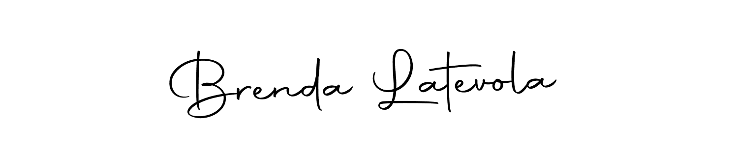 Create a beautiful signature design for name Brenda Latevola. With this signature (Autography-DOLnW) fonts, you can make a handwritten signature for free. Brenda Latevola signature style 10 images and pictures png