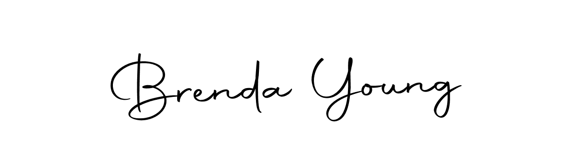 Make a beautiful signature design for name Brenda Young. With this signature (Autography-DOLnW) style, you can create a handwritten signature for free. Brenda Young signature style 10 images and pictures png