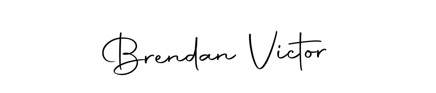 Similarly Autography-DOLnW is the best handwritten signature design. Signature creator online .You can use it as an online autograph creator for name Brendan Victor. Brendan Victor signature style 10 images and pictures png