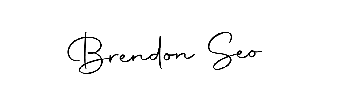 You should practise on your own different ways (Autography-DOLnW) to write your name (Brendon Seo) in signature. don't let someone else do it for you. Brendon Seo signature style 10 images and pictures png