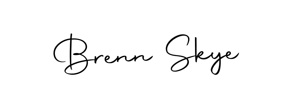 Brenn Skye stylish signature style. Best Handwritten Sign (Autography-DOLnW) for my name. Handwritten Signature Collection Ideas for my name Brenn Skye. Brenn Skye signature style 10 images and pictures png