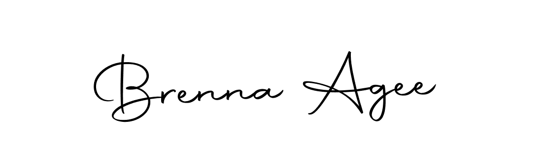 Design your own signature with our free online signature maker. With this signature software, you can create a handwritten (Autography-DOLnW) signature for name Brenna Agee. Brenna Agee signature style 10 images and pictures png