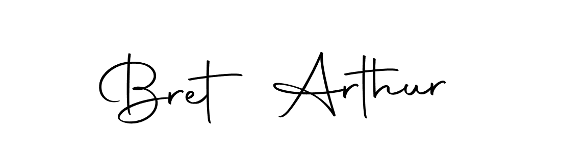 You should practise on your own different ways (Autography-DOLnW) to write your name (Bret Arthur) in signature. don't let someone else do it for you. Bret Arthur signature style 10 images and pictures png