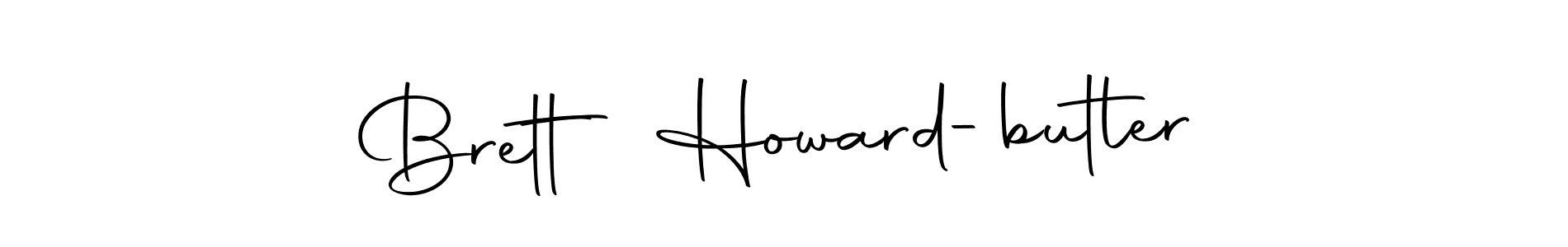 It looks lik you need a new signature style for name Brett Howard-butler. Design unique handwritten (Autography-DOLnW) signature with our free signature maker in just a few clicks. Brett Howard-butler signature style 10 images and pictures png