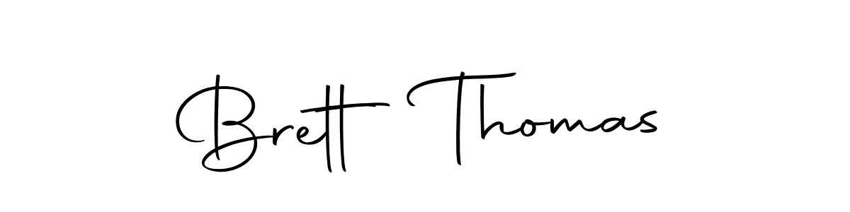 Design your own signature with our free online signature maker. With this signature software, you can create a handwritten (Autography-DOLnW) signature for name Brett Thomas. Brett Thomas signature style 10 images and pictures png