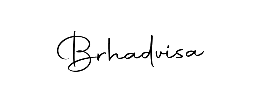 Create a beautiful signature design for name Brhadvisa. With this signature (Autography-DOLnW) fonts, you can make a handwritten signature for free. Brhadvisa signature style 10 images and pictures png