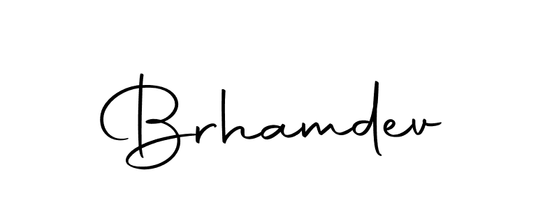 How to make Brhamdev signature? Autography-DOLnW is a professional autograph style. Create handwritten signature for Brhamdev name. Brhamdev signature style 10 images and pictures png