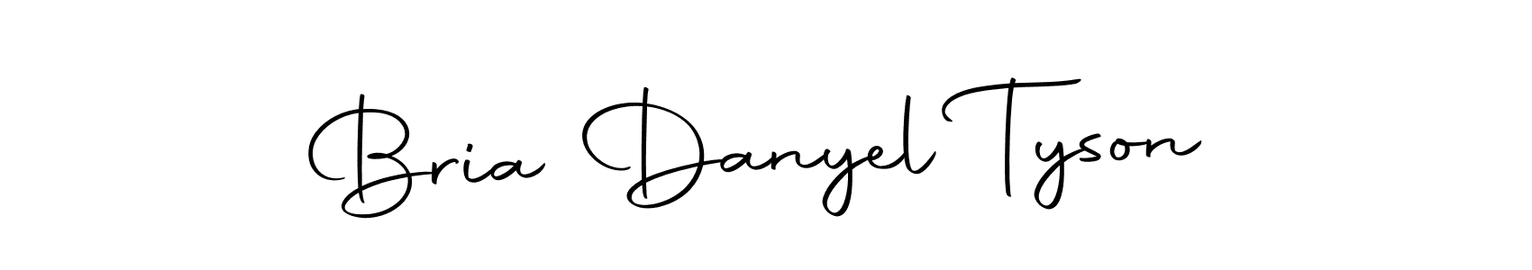 Create a beautiful signature design for name Bria Danyel Tyson. With this signature (Autography-DOLnW) fonts, you can make a handwritten signature for free. Bria Danyel Tyson signature style 10 images and pictures png