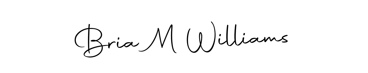 Once you've used our free online signature maker to create your best signature Autography-DOLnW style, it's time to enjoy all of the benefits that Bria M Williams name signing documents. Bria M Williams signature style 10 images and pictures png