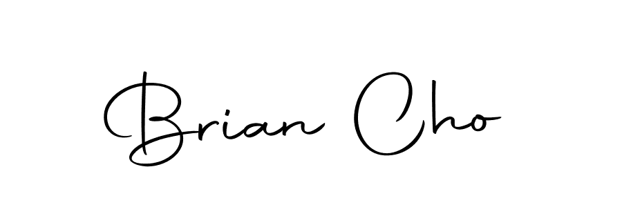 You should practise on your own different ways (Autography-DOLnW) to write your name (Brian Cho) in signature. don't let someone else do it for you. Brian Cho signature style 10 images and pictures png