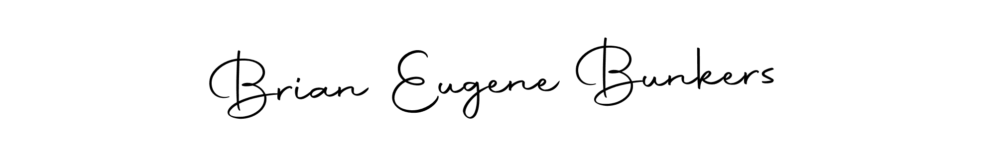 The best way (Autography-DOLnW) to make a short signature is to pick only two or three words in your name. The name Brian Eugene Bunkers include a total of six letters. For converting this name. Brian Eugene Bunkers signature style 10 images and pictures png