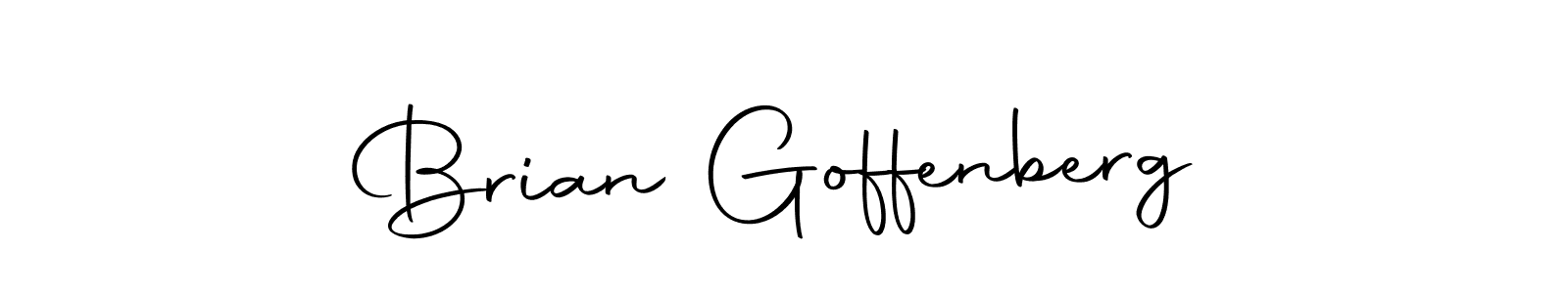 Similarly Autography-DOLnW is the best handwritten signature design. Signature creator online .You can use it as an online autograph creator for name Brian Goffenberg. Brian Goffenberg signature style 10 images and pictures png