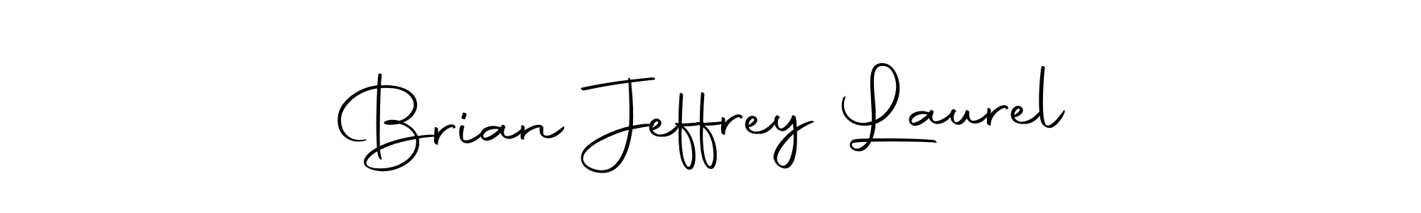 Brian Jeffrey Laurel stylish signature style. Best Handwritten Sign (Autography-DOLnW) for my name. Handwritten Signature Collection Ideas for my name Brian Jeffrey Laurel. Brian Jeffrey Laurel signature style 10 images and pictures png
