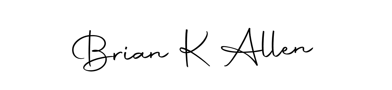 Make a beautiful signature design for name Brian K Allen. Use this online signature maker to create a handwritten signature for free. Brian K Allen signature style 10 images and pictures png