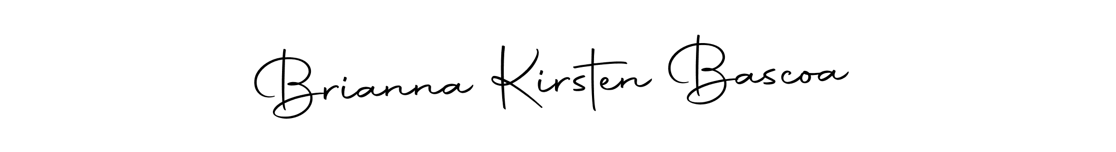 How to make Brianna Kirsten Bascoa name signature. Use Autography-DOLnW style for creating short signs online. This is the latest handwritten sign. Brianna Kirsten Bascoa signature style 10 images and pictures png