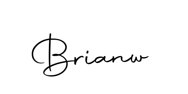 You should practise on your own different ways (Autography-DOLnW) to write your name (Brianw) in signature. don't let someone else do it for you. Brianw signature style 10 images and pictures png