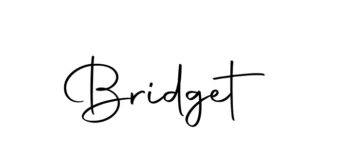 How to make Bridget signature? Autography-DOLnW is a professional autograph style. Create handwritten signature for Bridget name. Bridget signature style 10 images and pictures png