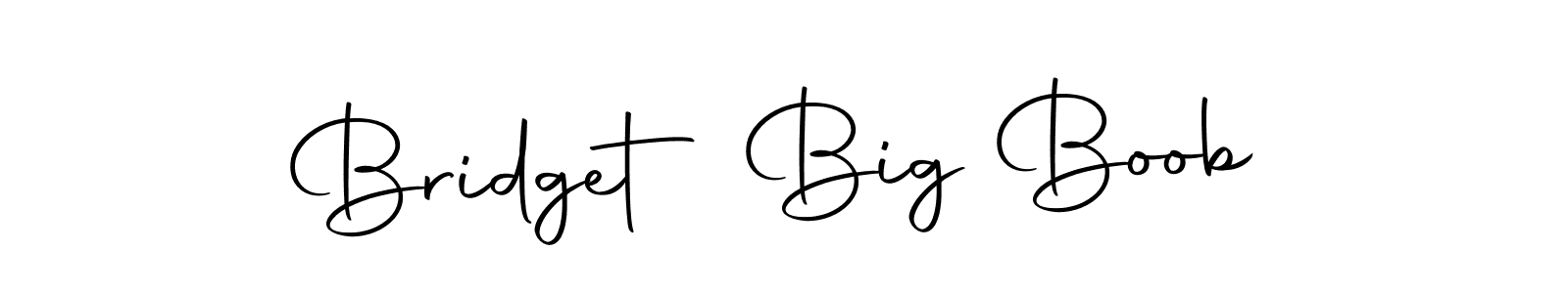 How to make Bridget Big Boob name signature. Use Autography-DOLnW style for creating short signs online. This is the latest handwritten sign. Bridget Big Boob signature style 10 images and pictures png