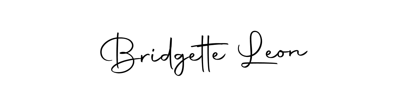 Make a beautiful signature design for name Bridgette Leon. Use this online signature maker to create a handwritten signature for free. Bridgette Leon signature style 10 images and pictures png