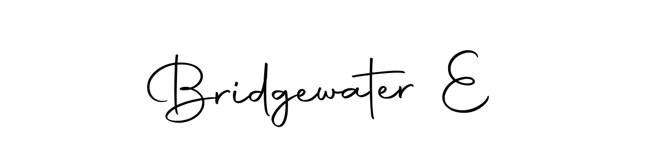 How to make Bridgewater E signature? Autography-DOLnW is a professional autograph style. Create handwritten signature for Bridgewater E name. Bridgewater E signature style 10 images and pictures png