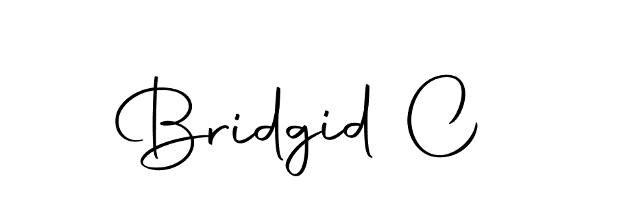 You should practise on your own different ways (Autography-DOLnW) to write your name (Bridgid C) in signature. don't let someone else do it for you. Bridgid C signature style 10 images and pictures png
