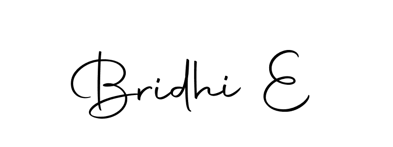 How to Draw Bridhi E signature style? Autography-DOLnW is a latest design signature styles for name Bridhi E. Bridhi E signature style 10 images and pictures png