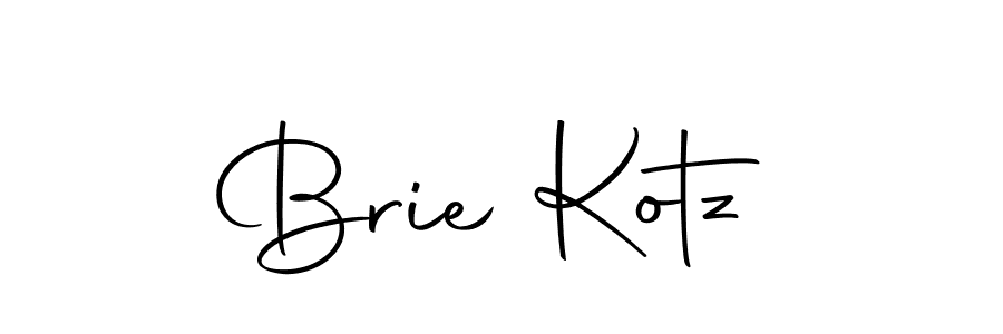 Design your own signature with our free online signature maker. With this signature software, you can create a handwritten (Autography-DOLnW) signature for name Brie Kotz. Brie Kotz signature style 10 images and pictures png