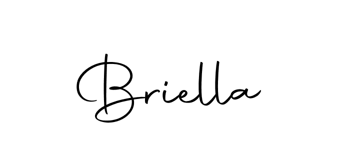 The best way (Autography-DOLnW) to make a short signature is to pick only two or three words in your name. The name Briella include a total of six letters. For converting this name. Briella signature style 10 images and pictures png