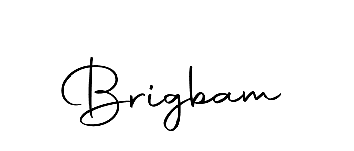 Make a beautiful signature design for name Brigbam. With this signature (Autography-DOLnW) style, you can create a handwritten signature for free. Brigbam signature style 10 images and pictures png