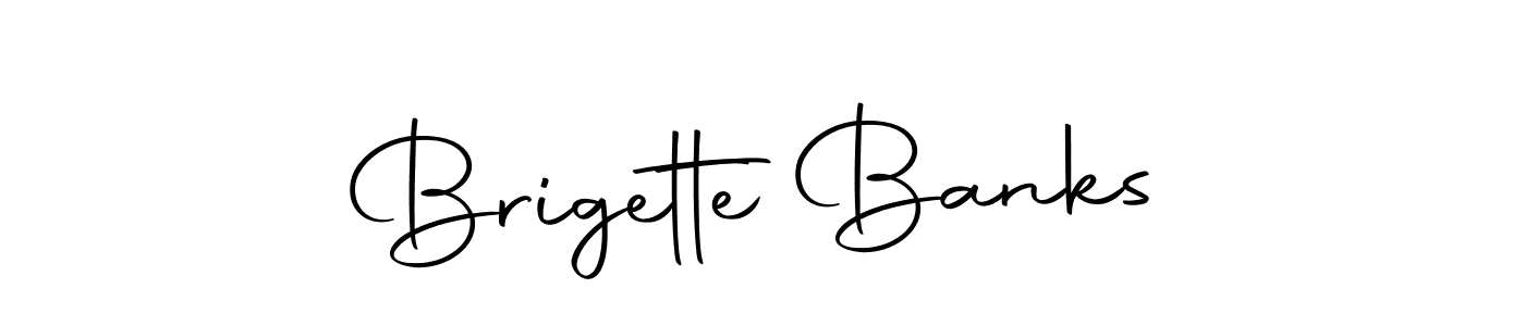 Make a beautiful signature design for name Brigette Banks. With this signature (Autography-DOLnW) style, you can create a handwritten signature for free. Brigette Banks signature style 10 images and pictures png