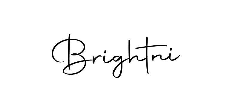 Brightni stylish signature style. Best Handwritten Sign (Autography-DOLnW) for my name. Handwritten Signature Collection Ideas for my name Brightni. Brightni signature style 10 images and pictures png