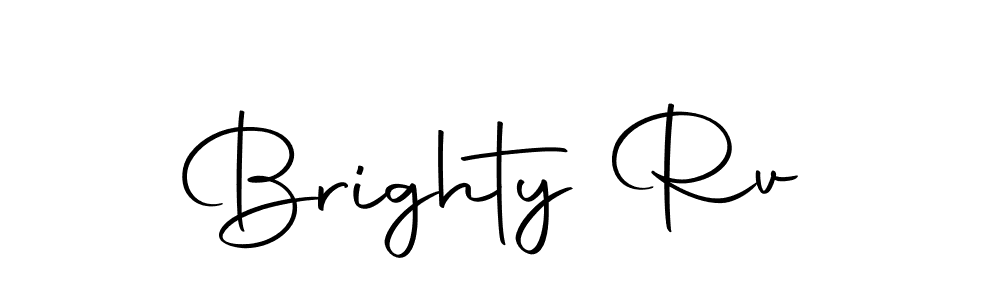 Brighty Rv stylish signature style. Best Handwritten Sign (Autography-DOLnW) for my name. Handwritten Signature Collection Ideas for my name Brighty Rv. Brighty Rv signature style 10 images and pictures png