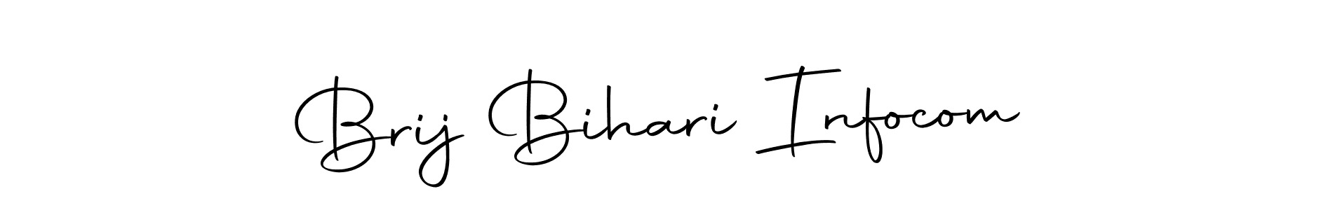 How to make Brij Bihari Infocom signature? Autography-DOLnW is a professional autograph style. Create handwritten signature for Brij Bihari Infocom name. Brij Bihari Infocom signature style 10 images and pictures png