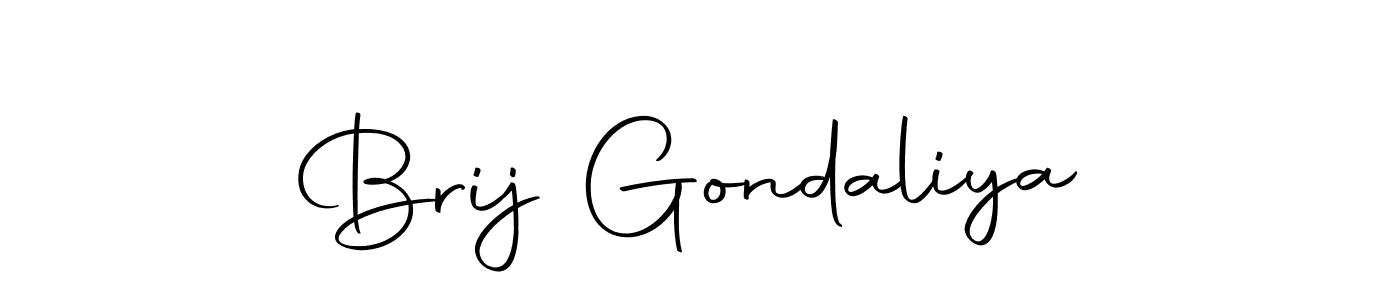 Brij Gondaliya stylish signature style. Best Handwritten Sign (Autography-DOLnW) for my name. Handwritten Signature Collection Ideas for my name Brij Gondaliya. Brij Gondaliya signature style 10 images and pictures png
