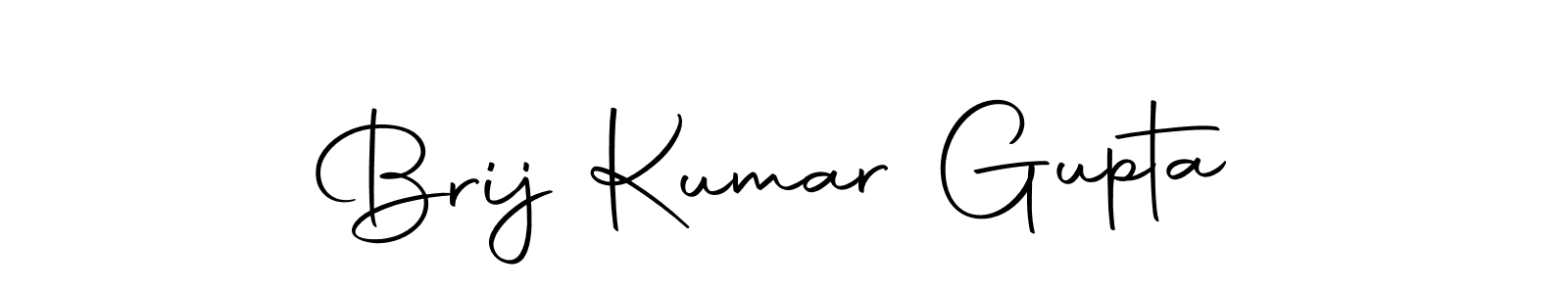 Make a beautiful signature design for name Brij Kumar Gupta. With this signature (Autography-DOLnW) style, you can create a handwritten signature for free. Brij Kumar Gupta signature style 10 images and pictures png