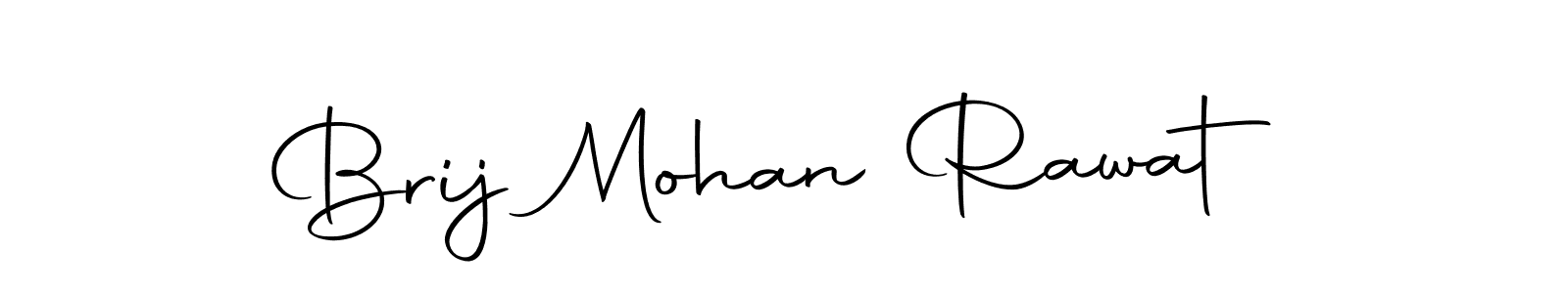 Design your own signature with our free online signature maker. With this signature software, you can create a handwritten (Autography-DOLnW) signature for name Brij Mohan Rawat. Brij Mohan Rawat signature style 10 images and pictures png