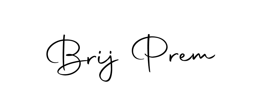 Use a signature maker to create a handwritten signature online. With this signature software, you can design (Autography-DOLnW) your own signature for name Brij Prem. Brij Prem signature style 10 images and pictures png