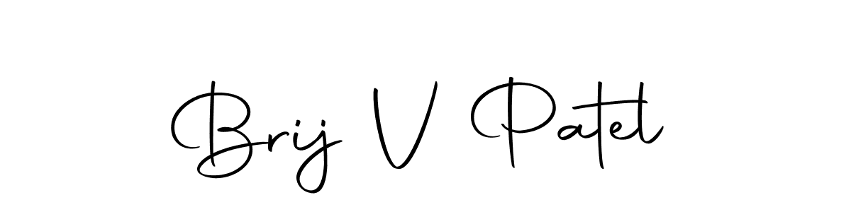 You should practise on your own different ways (Autography-DOLnW) to write your name (Brij V Patel) in signature. don't let someone else do it for you. Brij V Patel signature style 10 images and pictures png