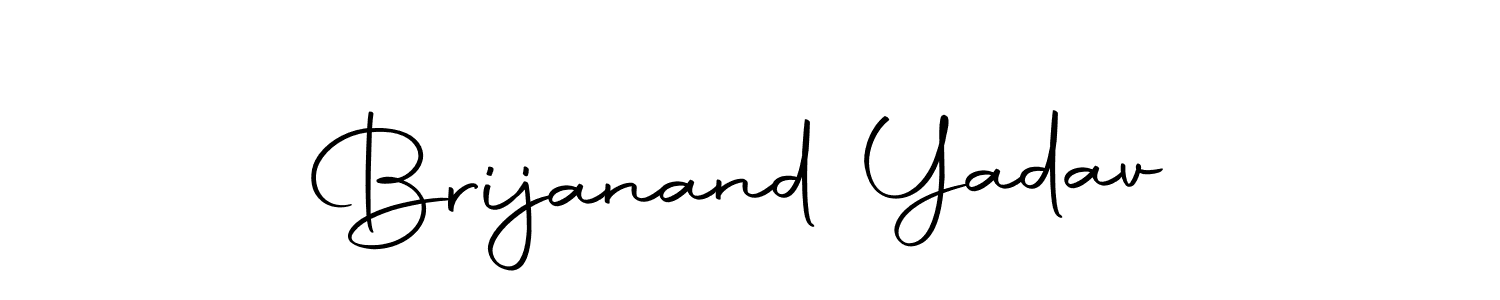 The best way (Autography-DOLnW) to make a short signature is to pick only two or three words in your name. The name Brijanand Yadav include a total of six letters. For converting this name. Brijanand Yadav signature style 10 images and pictures png