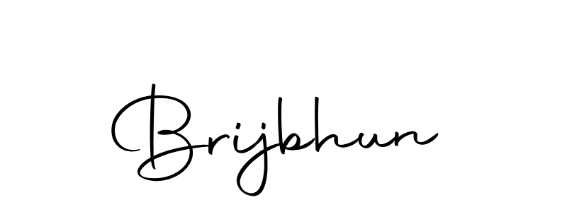 Design your own signature with our free online signature maker. With this signature software, you can create a handwritten (Autography-DOLnW) signature for name Brijbhun. Brijbhun signature style 10 images and pictures png